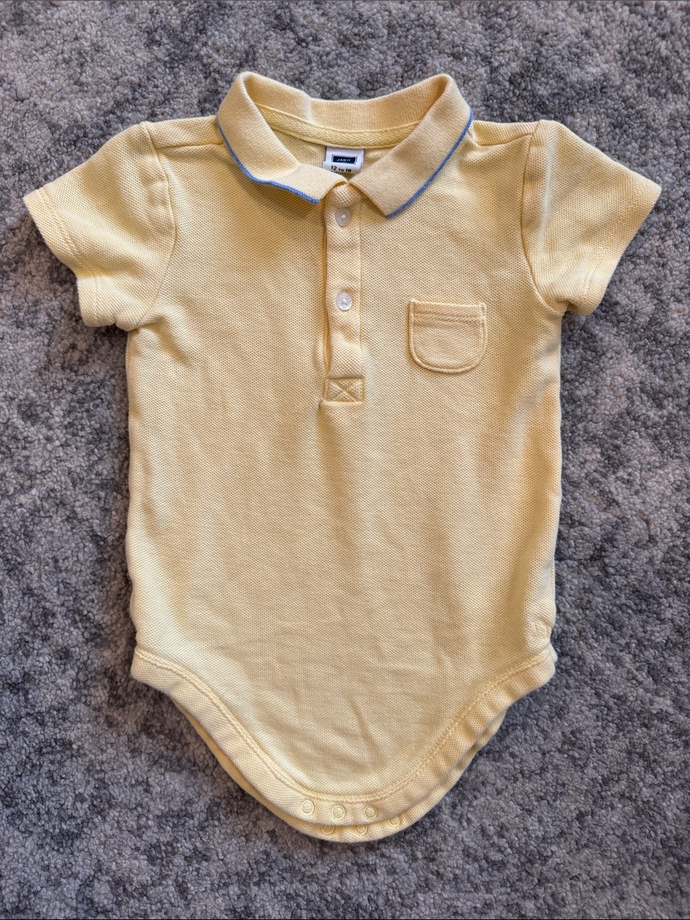Janie and Jack Pique Polo Bodysuit